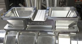 BUFFCO Hi Flow Ram DUAL Carb 4500 Dominator Riser  All Billet Better Flow and HP